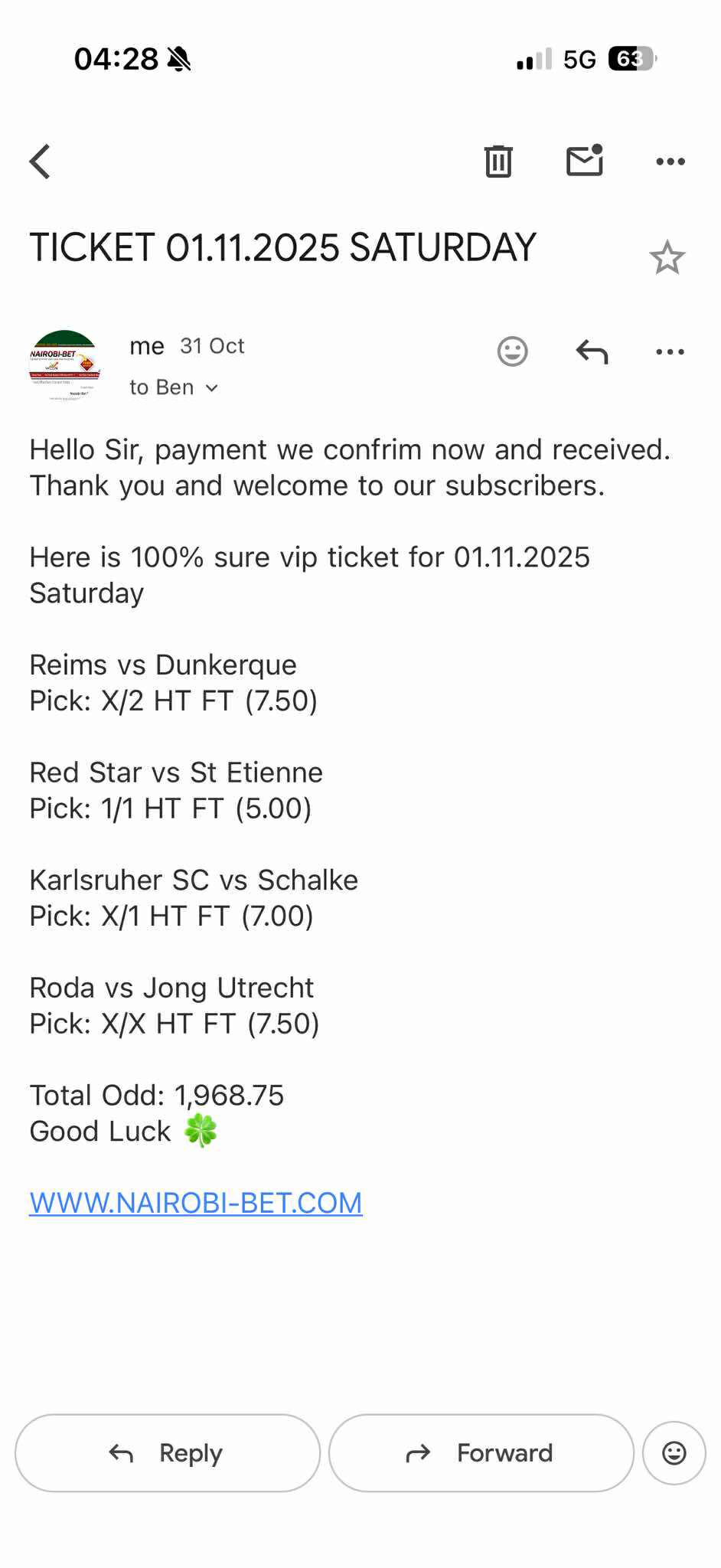 Sure Source Fixed Match