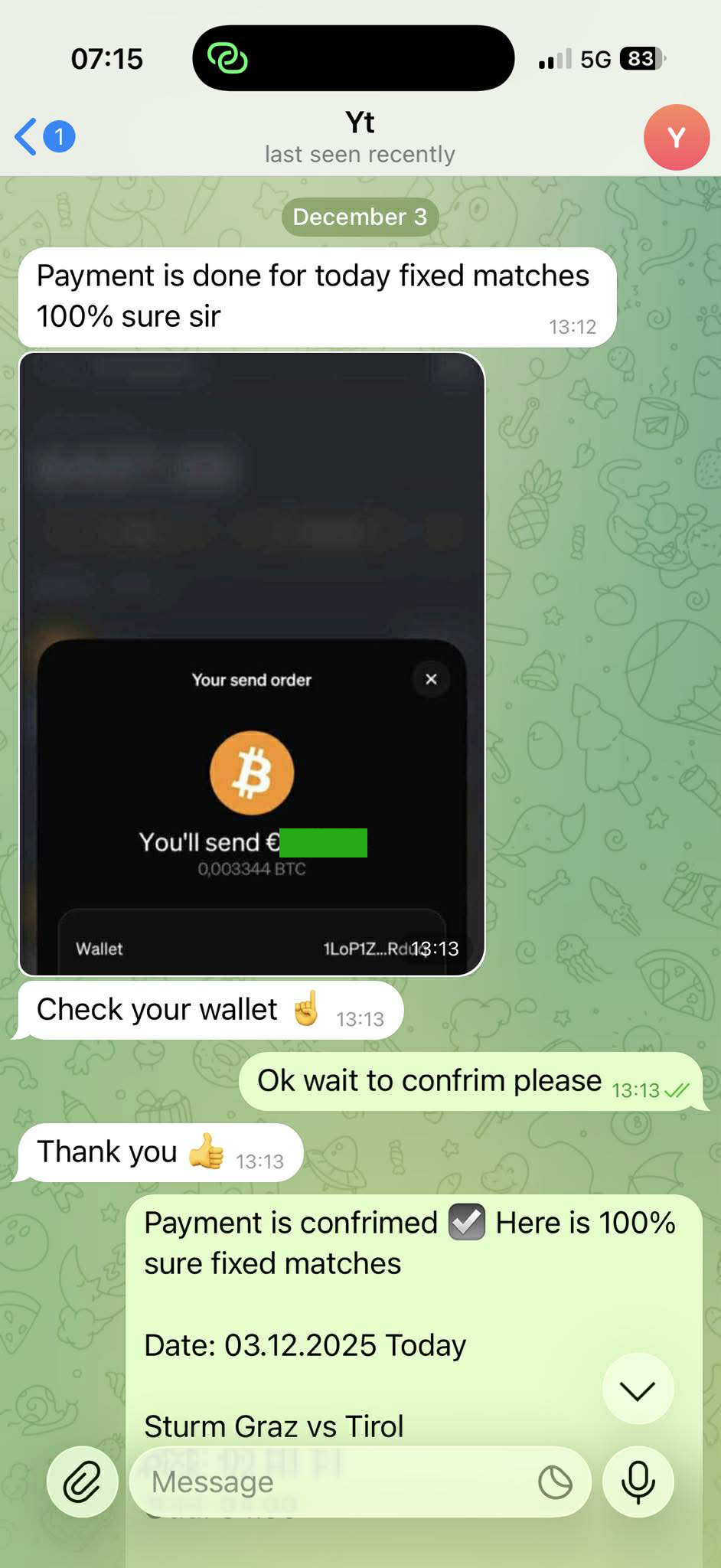 Fixed Match Fixed Match