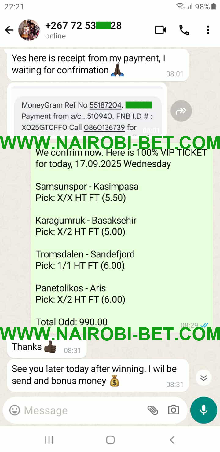 Buy Fixed Matches 100% Sure