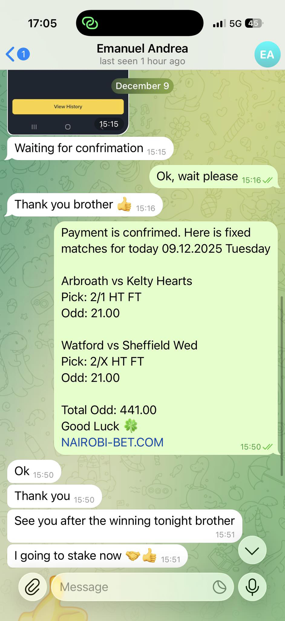 Fixed Match Fixed Match