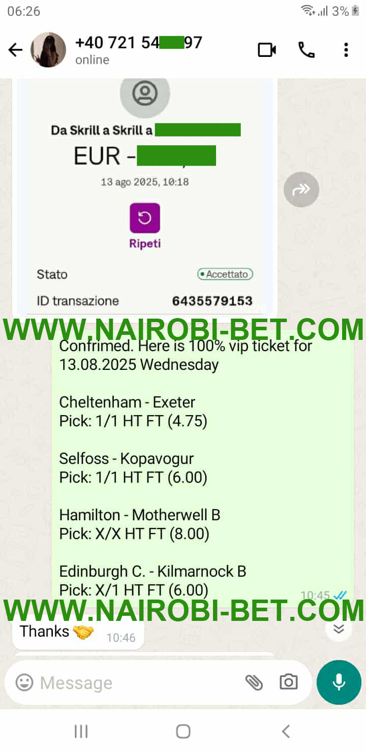 Correct Score Fixed