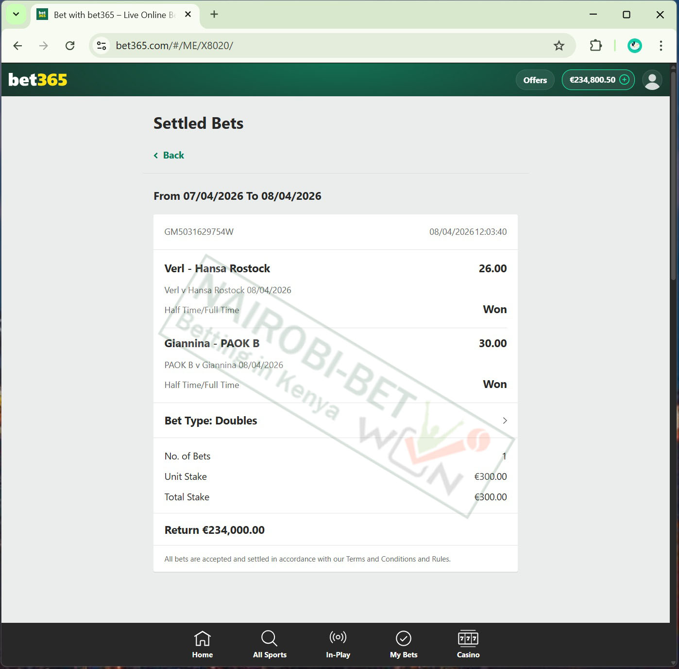 Fixed Match Fixed Match