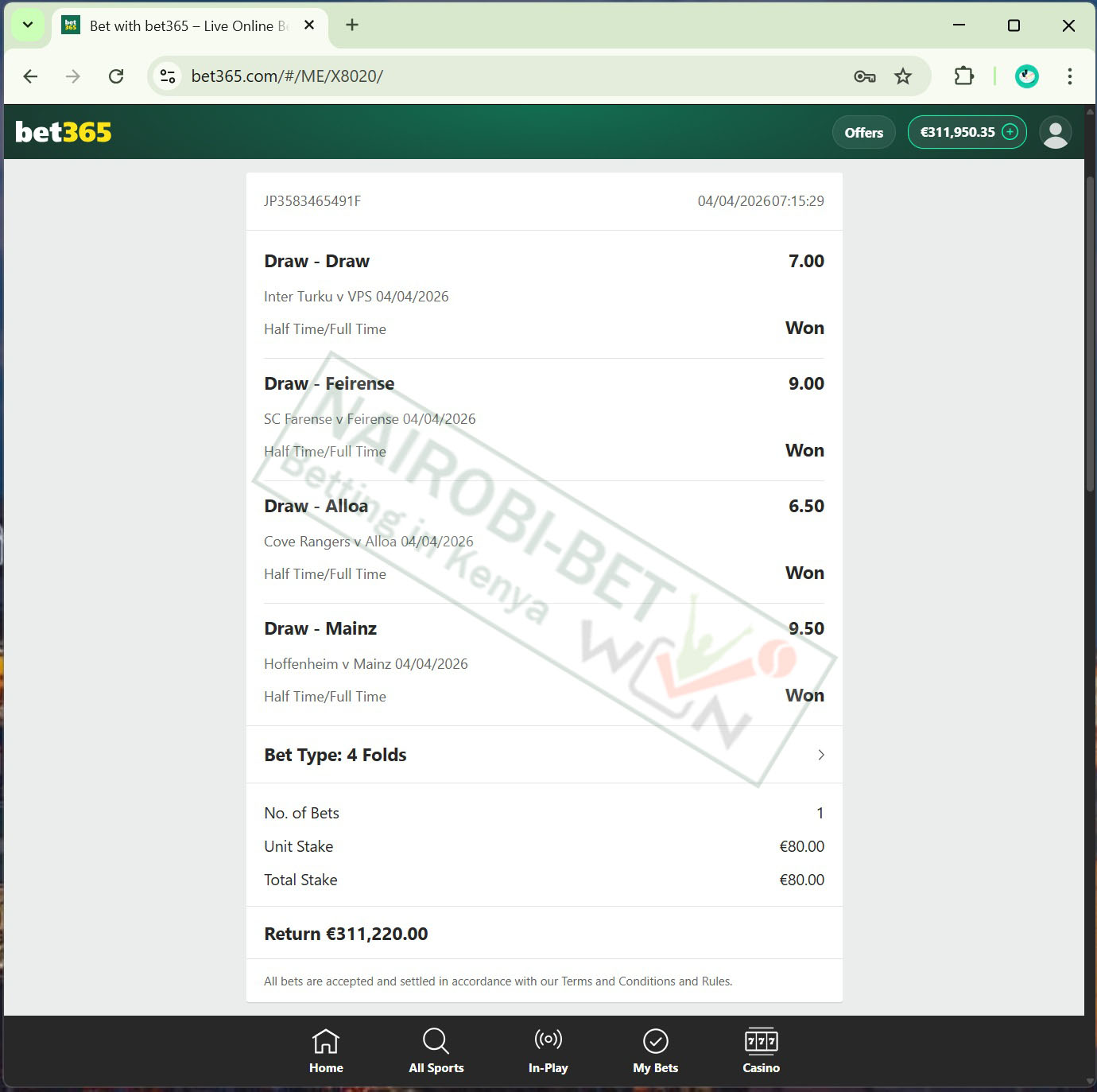 Correct Score Fixed Match Correct Score Fixed Match