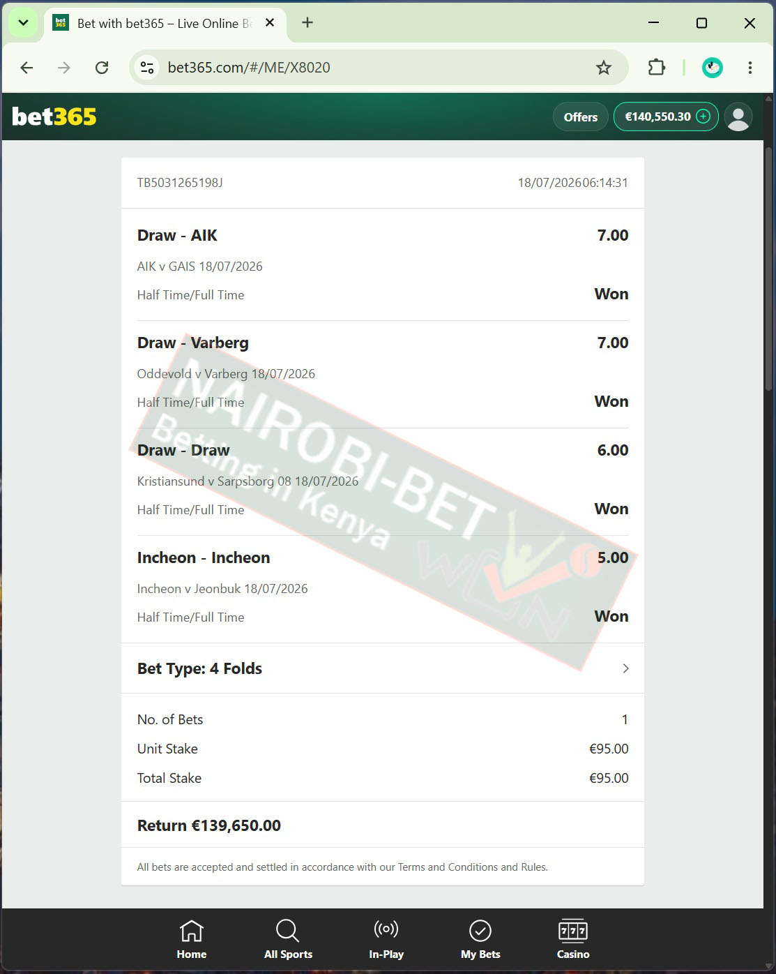 Correct Score Fixed Match Correct Score Fixed Match