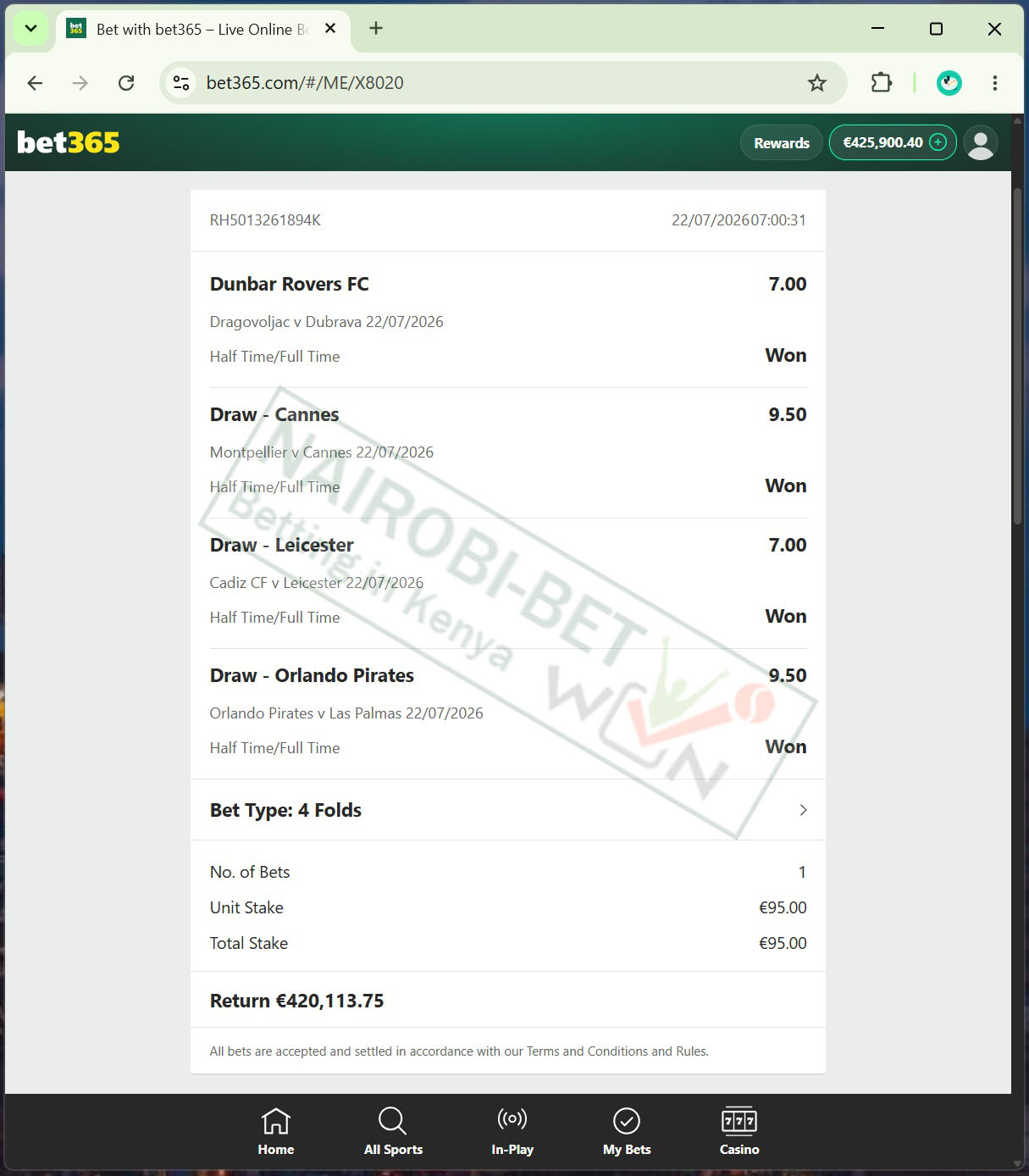 Correct Score Fixed Match Correct Score Fixed Match