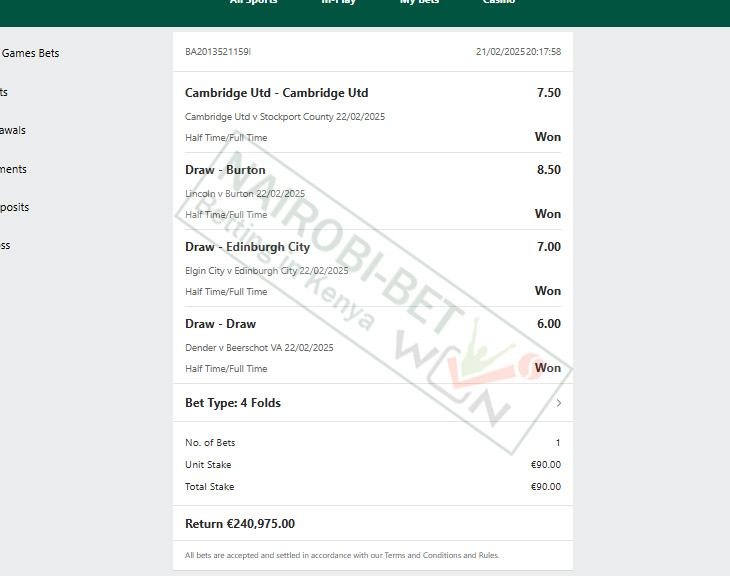 Fixed Matches